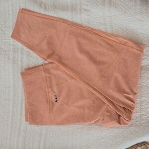 Abercrombie peach yoga leggings